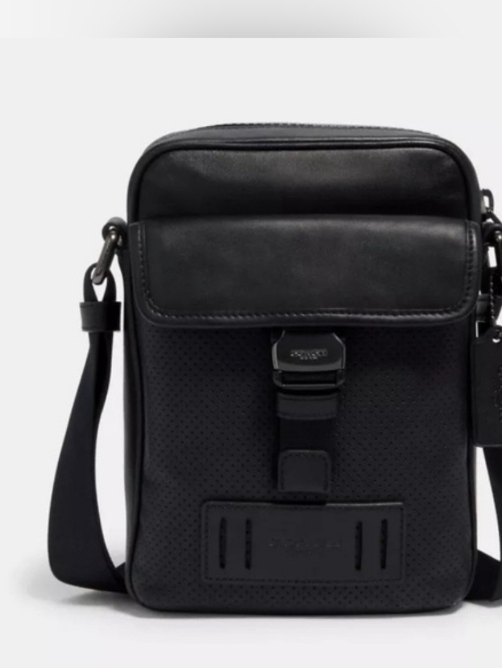 Rare Coach Ranger Shoulder/Crossbody Black Leather Unisex Bag